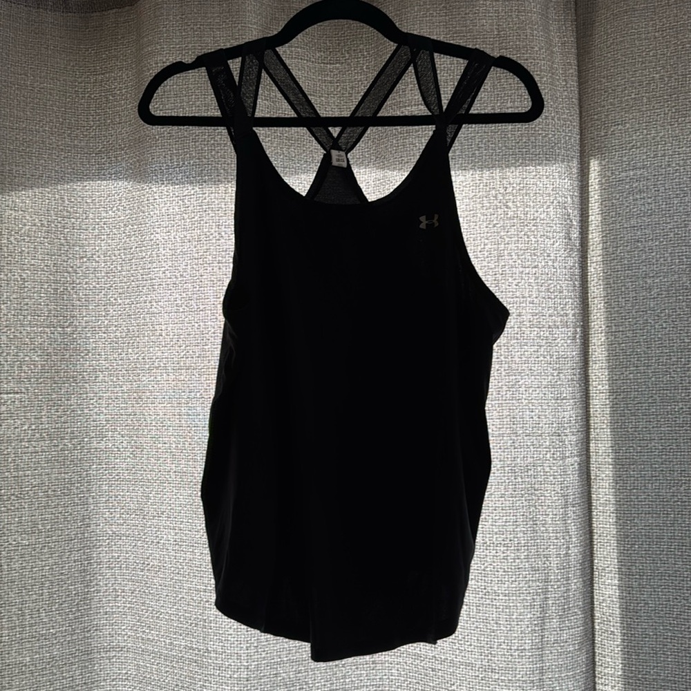 Black Under Armour Workout Top